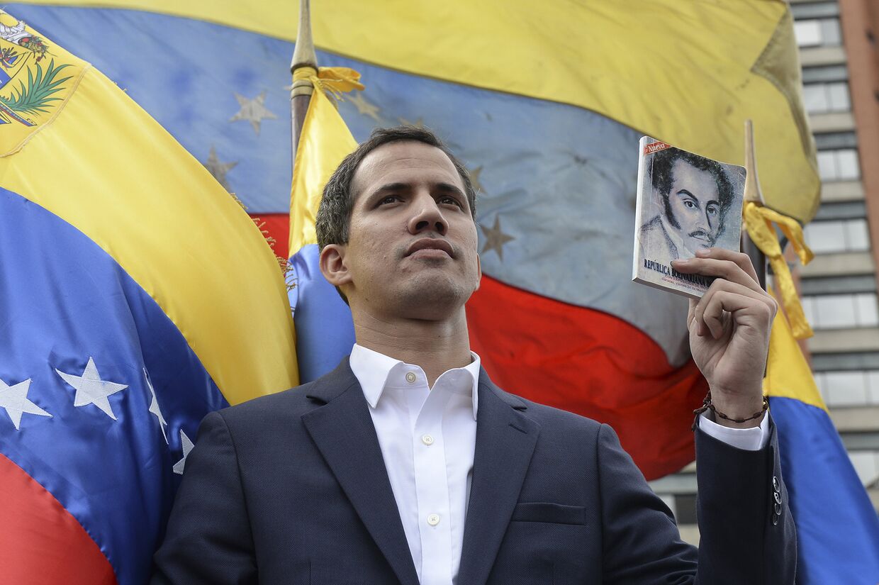 Лидер оппозиции Венесуэлы Хуан Гуайдово