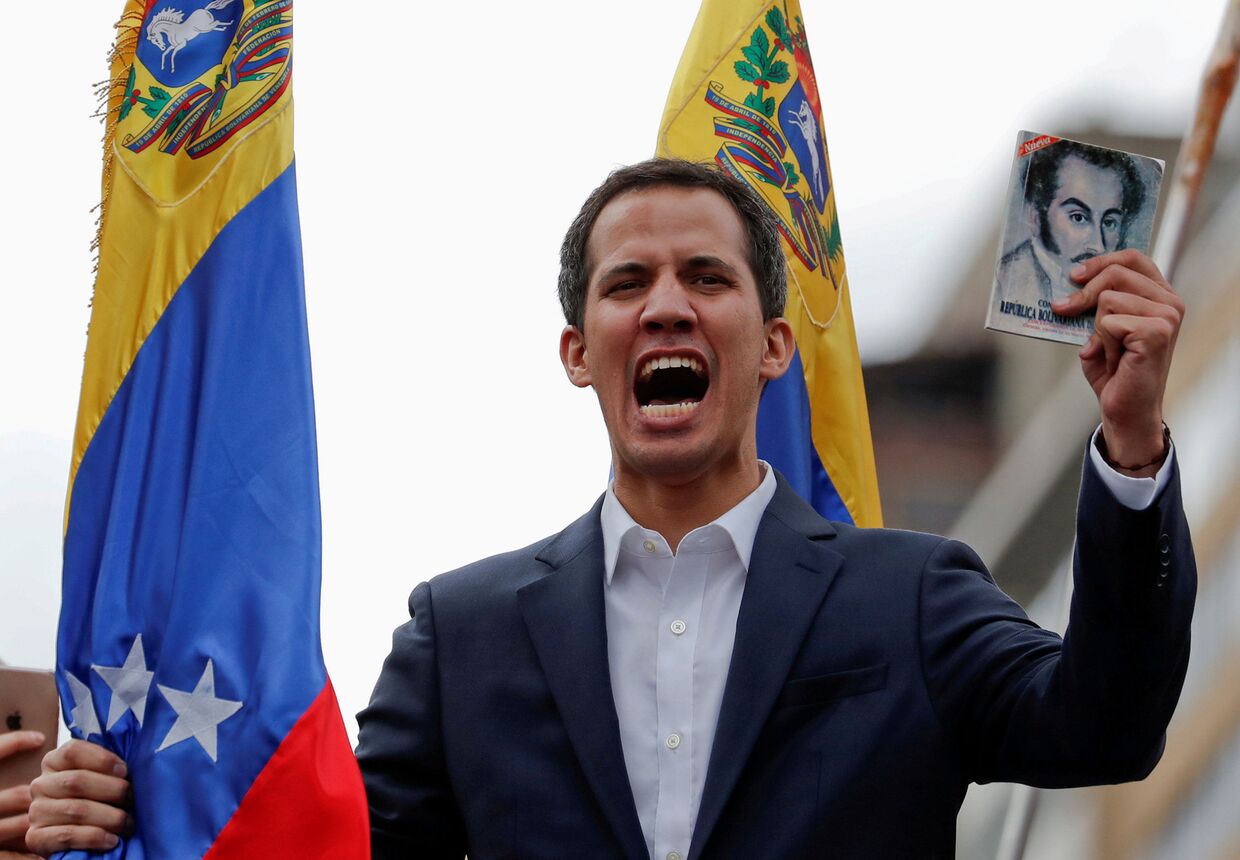 Лидер оппозиции Венесуэлы Хуан Гуайдово