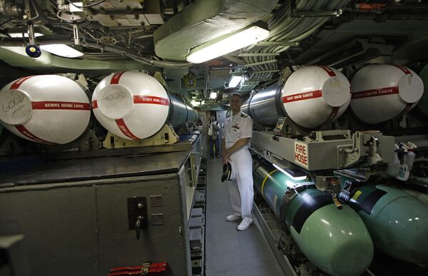 Ракеты Tomahawk на борту подлодки USS Hampton Ракеты Tomahawk на борту подлодки USS Hampton