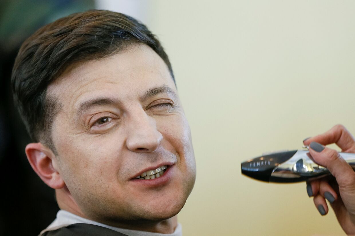 Украинский актер и кандидат на предстоящих президентских выборах Владимир Зеленский