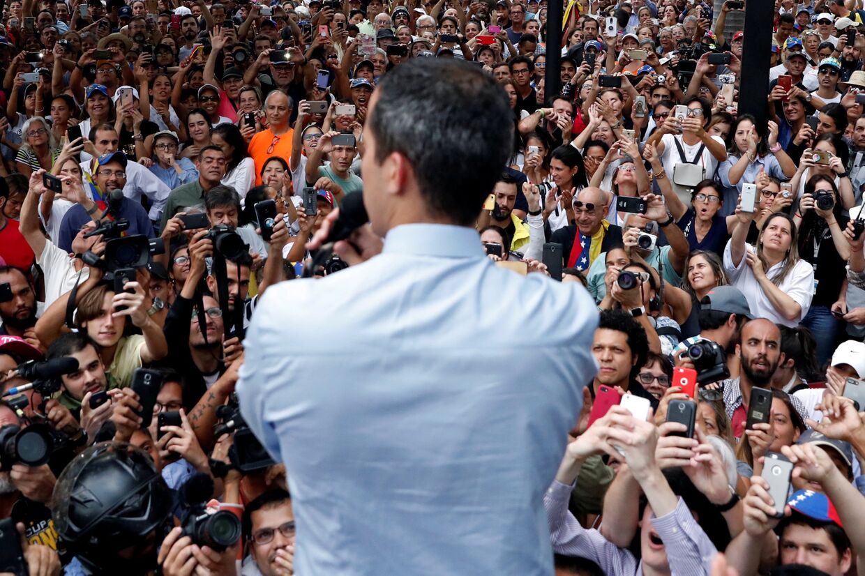 Лидер венесуэльской оппозиции Хуан Гуайдо