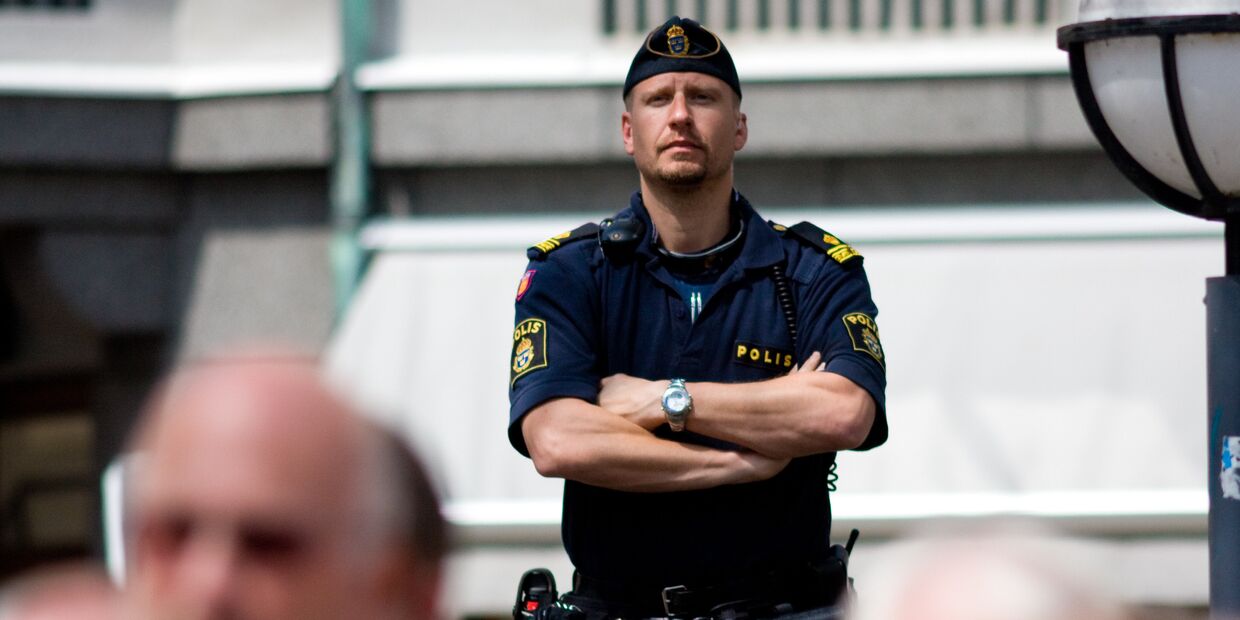 Полицейский в Швеции