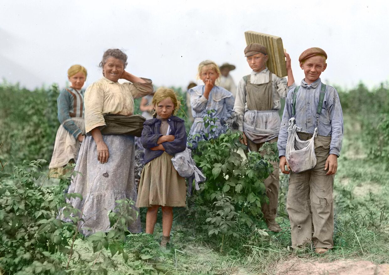 1909. Польские рабочие-иммигранты в США