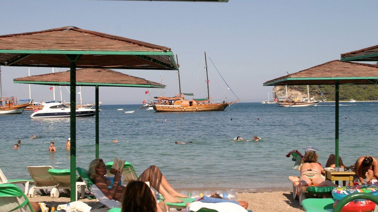 Пляж в Кемере, Турция