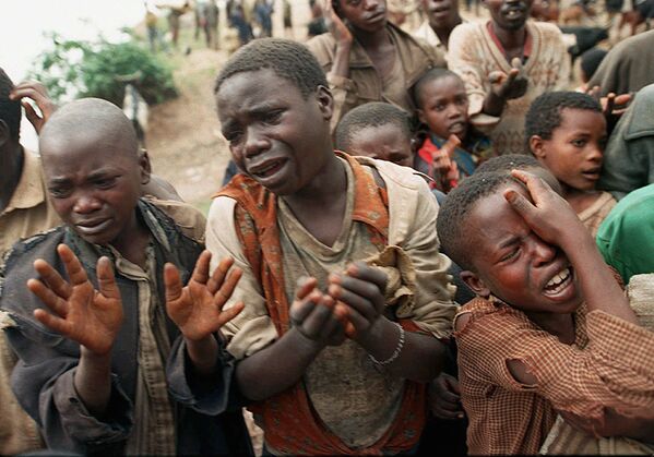 Руандийские дети-беженцы
