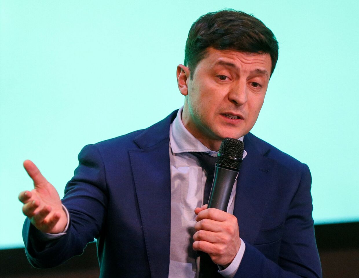 Украинский актер и кандидат в президенты Владимир Зеленский