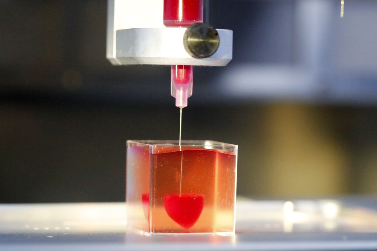 3D-печать сердца из тканей человека, Университет Тель-Авива, Израиль