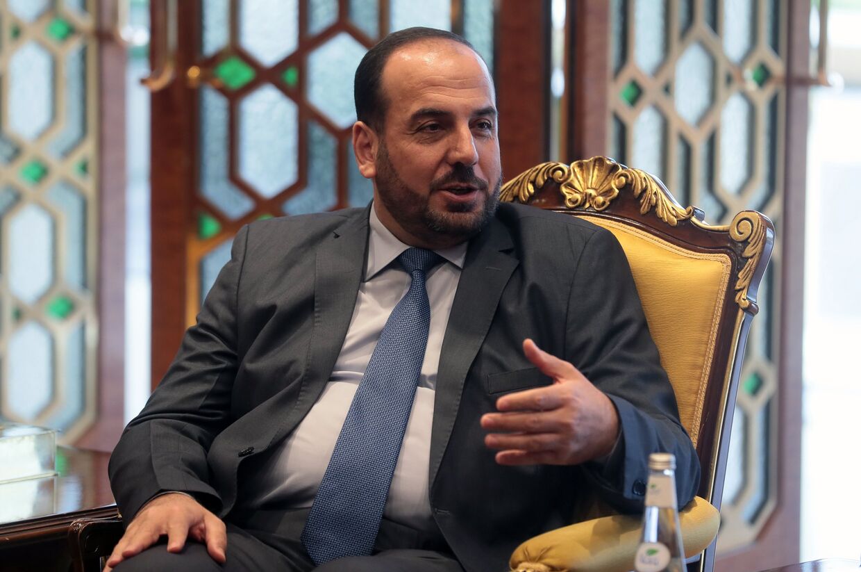 Глава Сирийской оппозиционной комиссии по переговорам Наср Харири