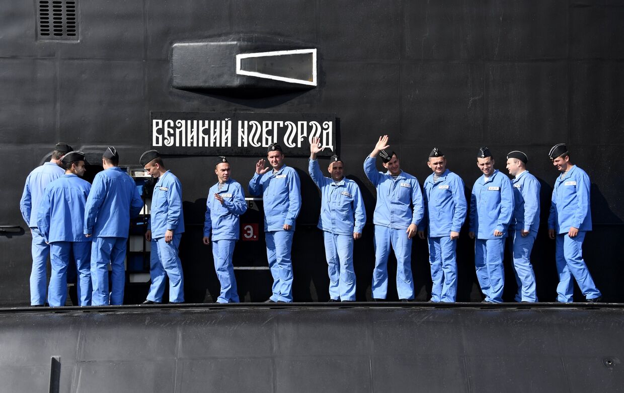 Подлодка «Великий Новгород» в 2017 году вошла в состав постоянной группировки ВМФ России в Средиземном море