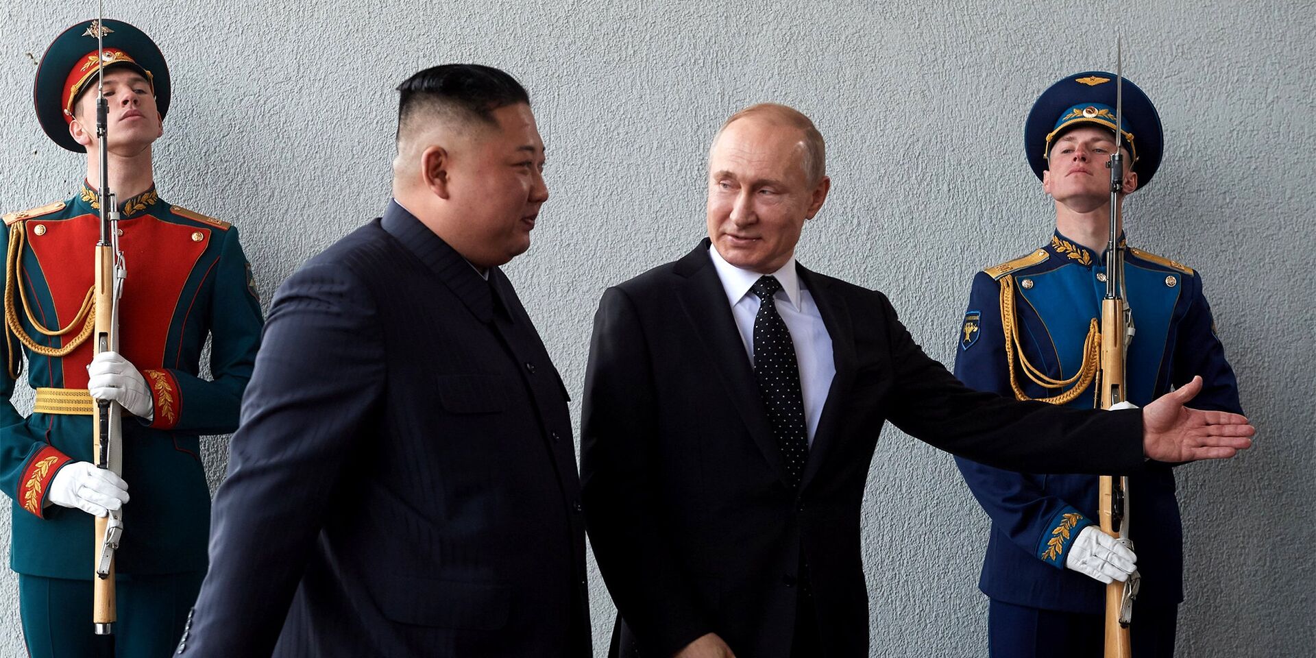 Президент РФ В. Путин встретился с лидером КНДР Ким Чен Ыном - ИноСМИ, 1920, 02.12.2020
