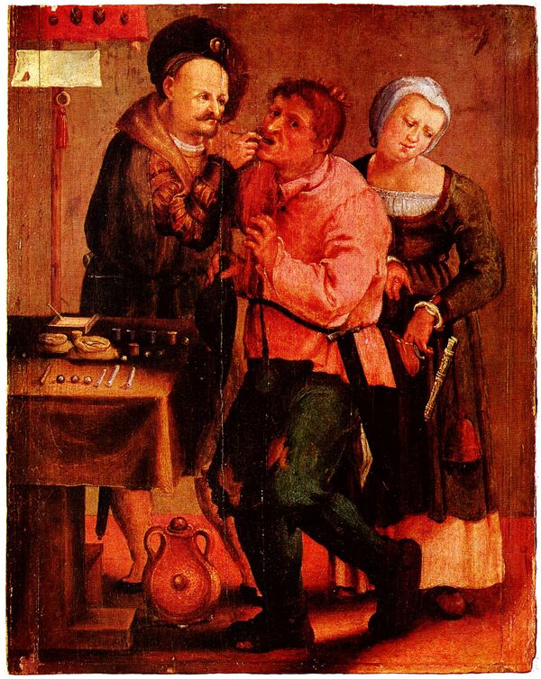 Фермер у дантиста, 1616 год Фермер у дантиста, 1616 год