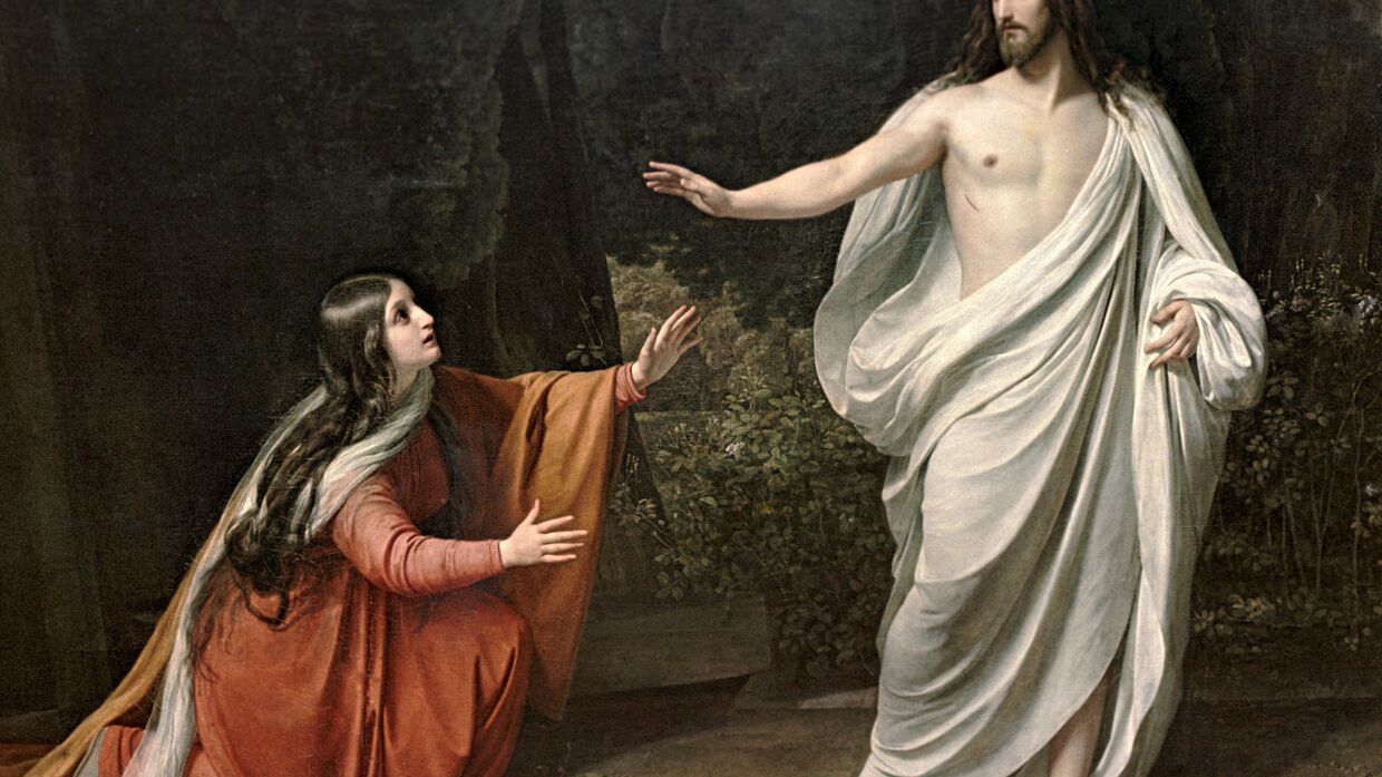 Картина Александра Иванова Явление Христа Марии Магдалине после Воскресения