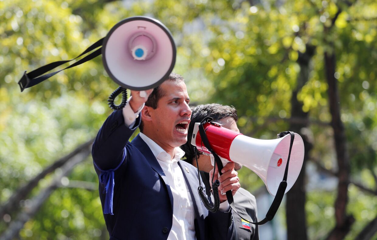 Лидер венесуэльской оппозиции Хуан Гуайдо