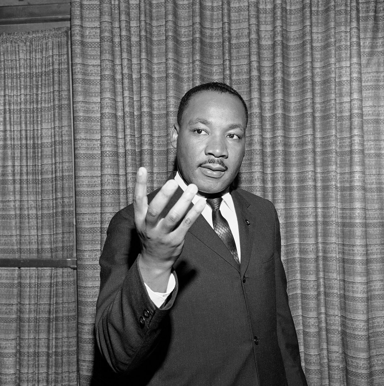 Американский политик Мартин Лютер Кинг