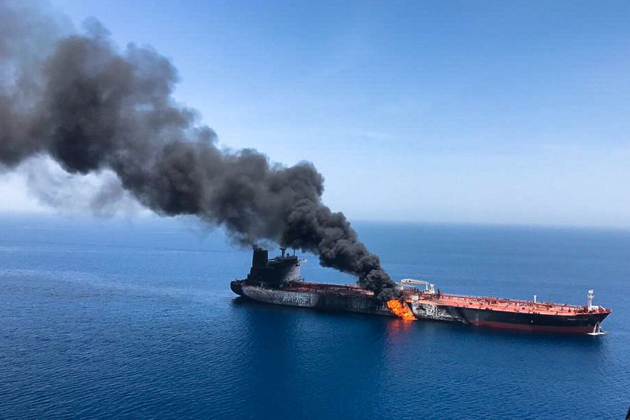 13 июня 2019. Атака на танке в Оманском заливе