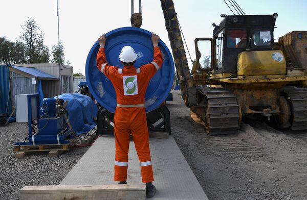 Строительство газопровода Северный поток-2 в Ленинградской области Строительство газопровода Северный поток-2 в Ленинградской области