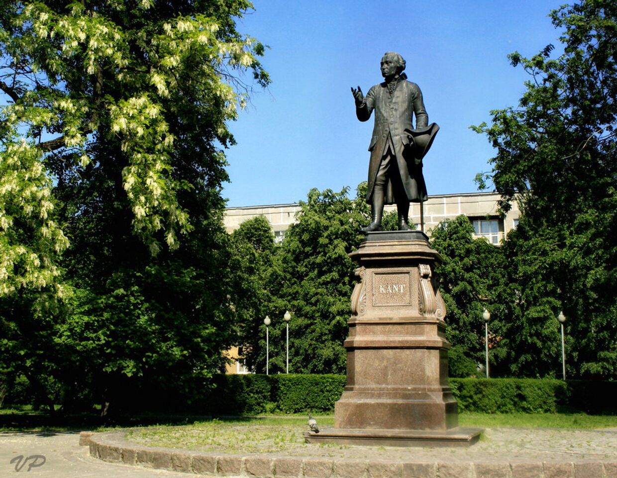 Памятник немецкому философу Иммануилу Канту в Калининграде