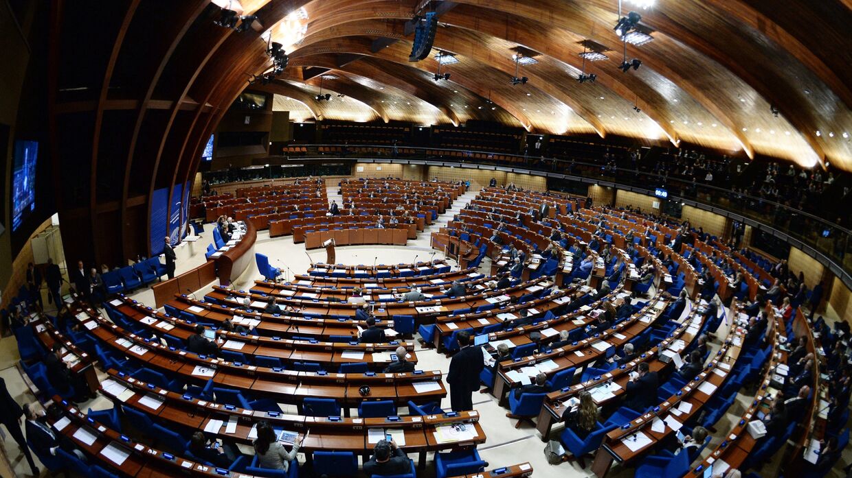 Пленарное заседание зимней сессии Парламентской ассамблеи Совета Европы