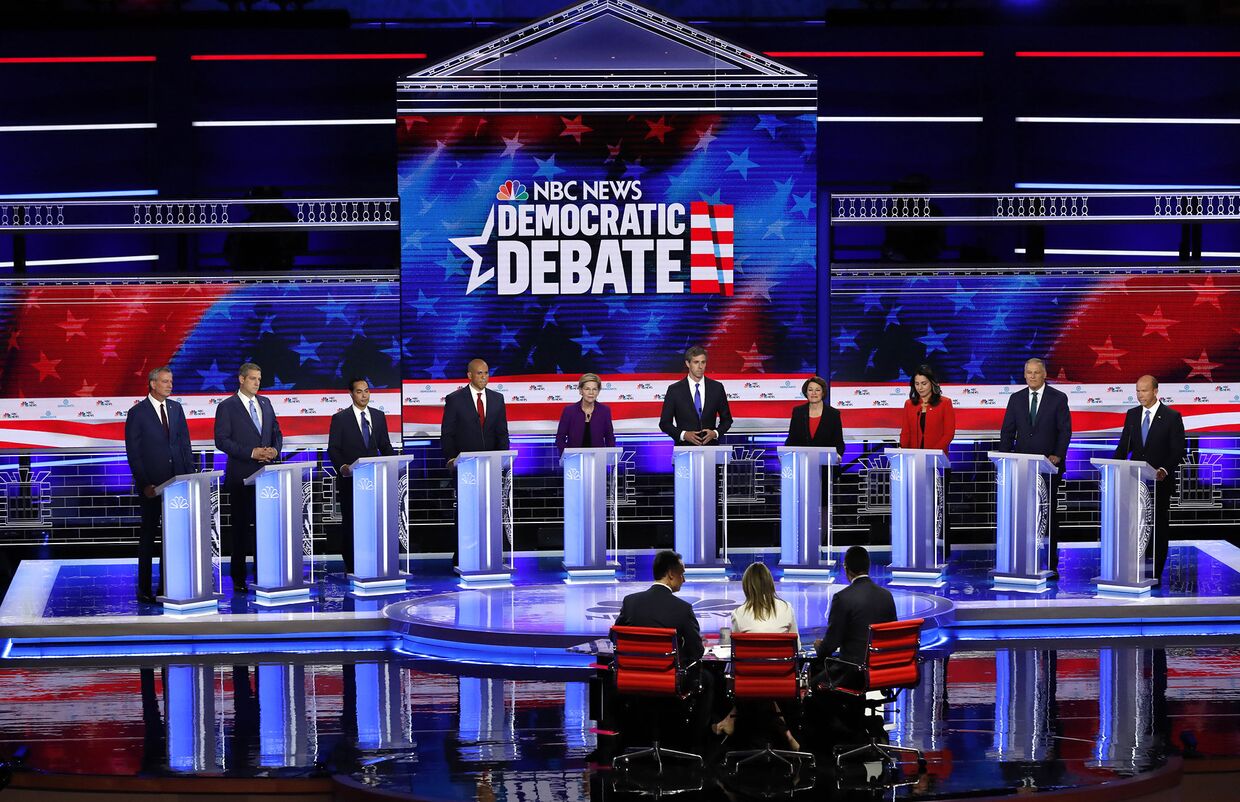 Первые демократические дебаты президентской гонки - 2020