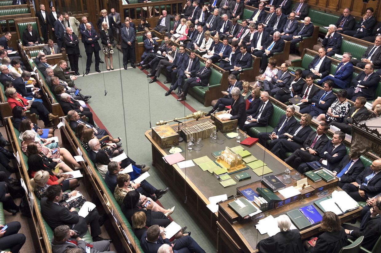 Заседание британского парламента в Лондоне