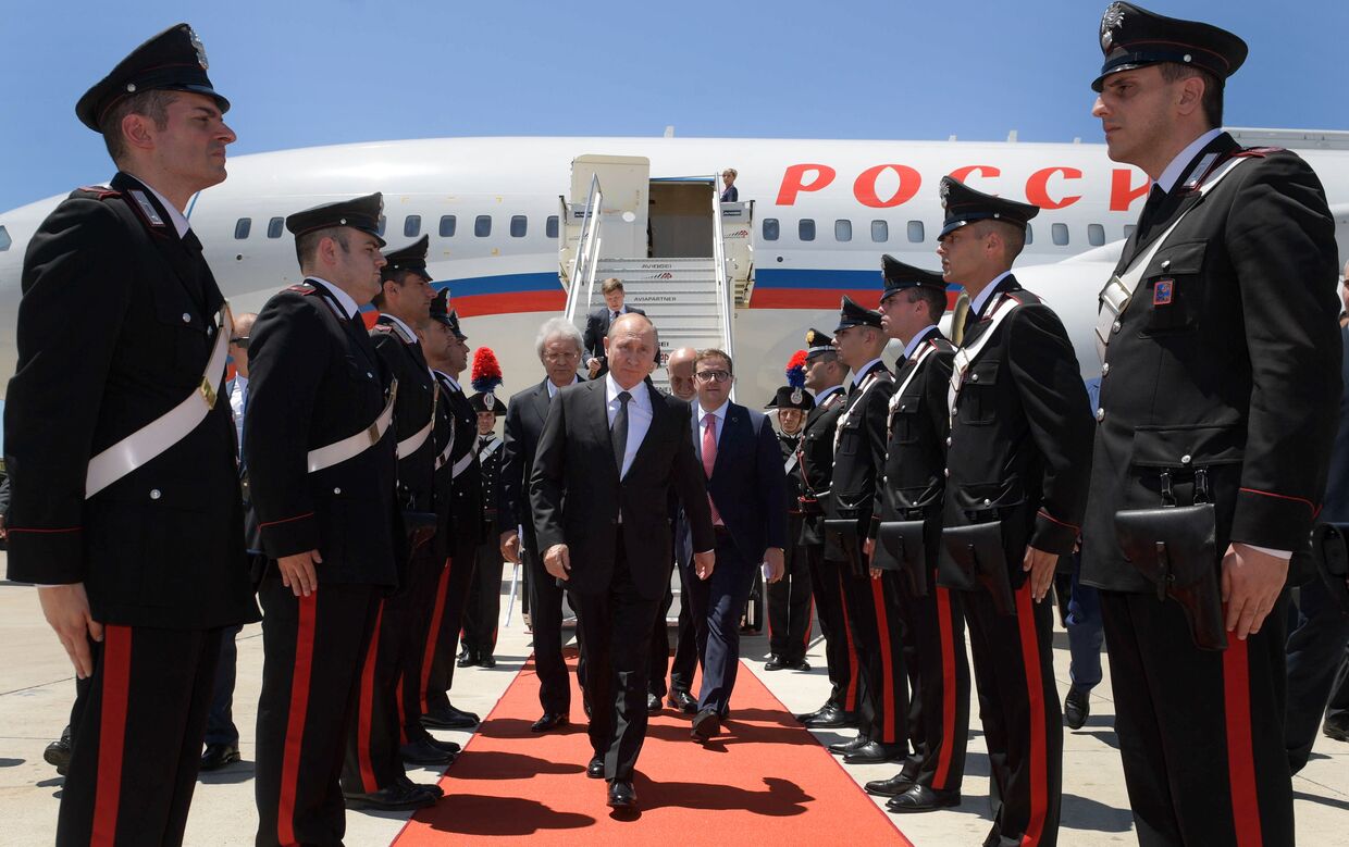 4 июля 2019. Владимир Путин прибыл в Италию