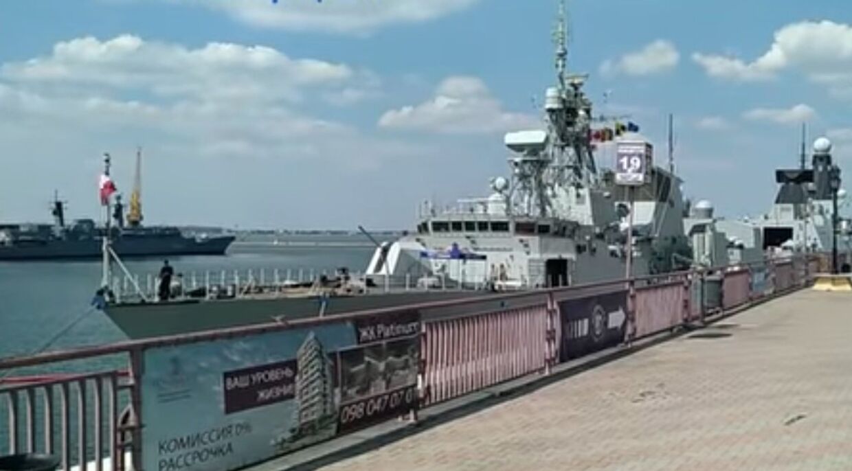Корабли НАТО в Одессе. Реакция украинцев