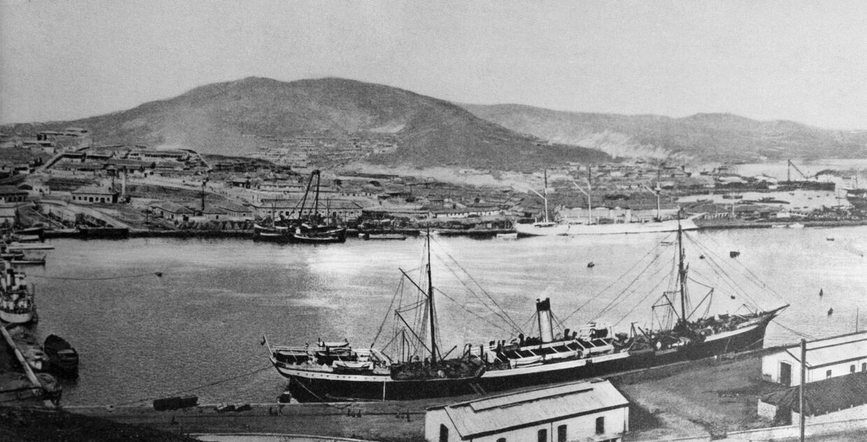 Вид на Порт-Артур. 1904 год