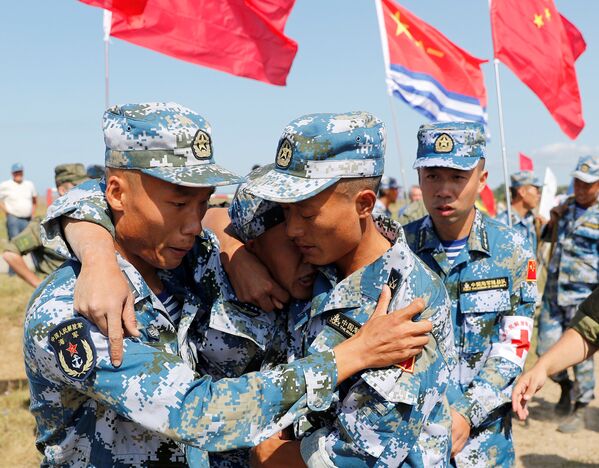 Морские пехотинцы из Китая принимают участие в Международных армейских играх