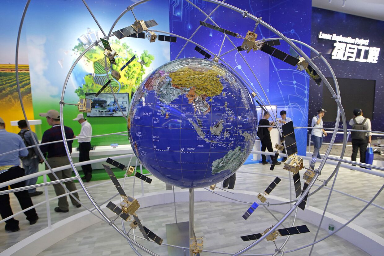 Модель китайской навигационной спутниковой системы«Бэйдоу»