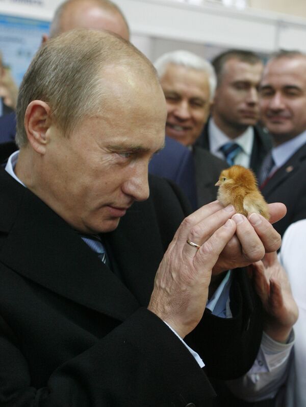 В.Путин посетил агровыставку Золотая осень на ВВЦ