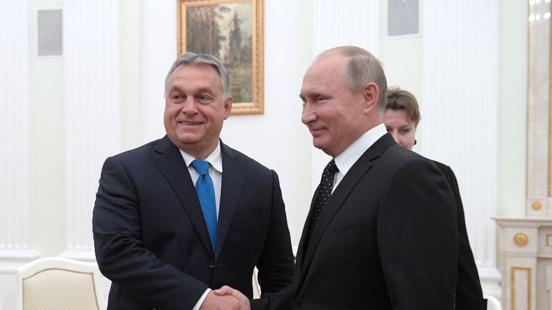 Встреча президента РФ В. Путина с премьер-министром Венгрии В. Орбаном - ИноСМИ, 1920, 05.09.2022