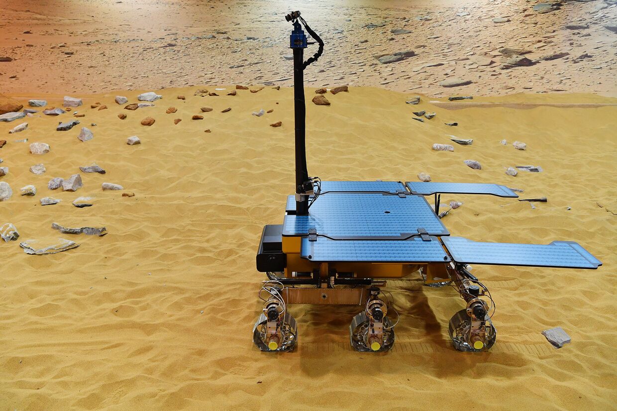 Рабочий прототип марсохода Rosalind Franklin ExoMars rover