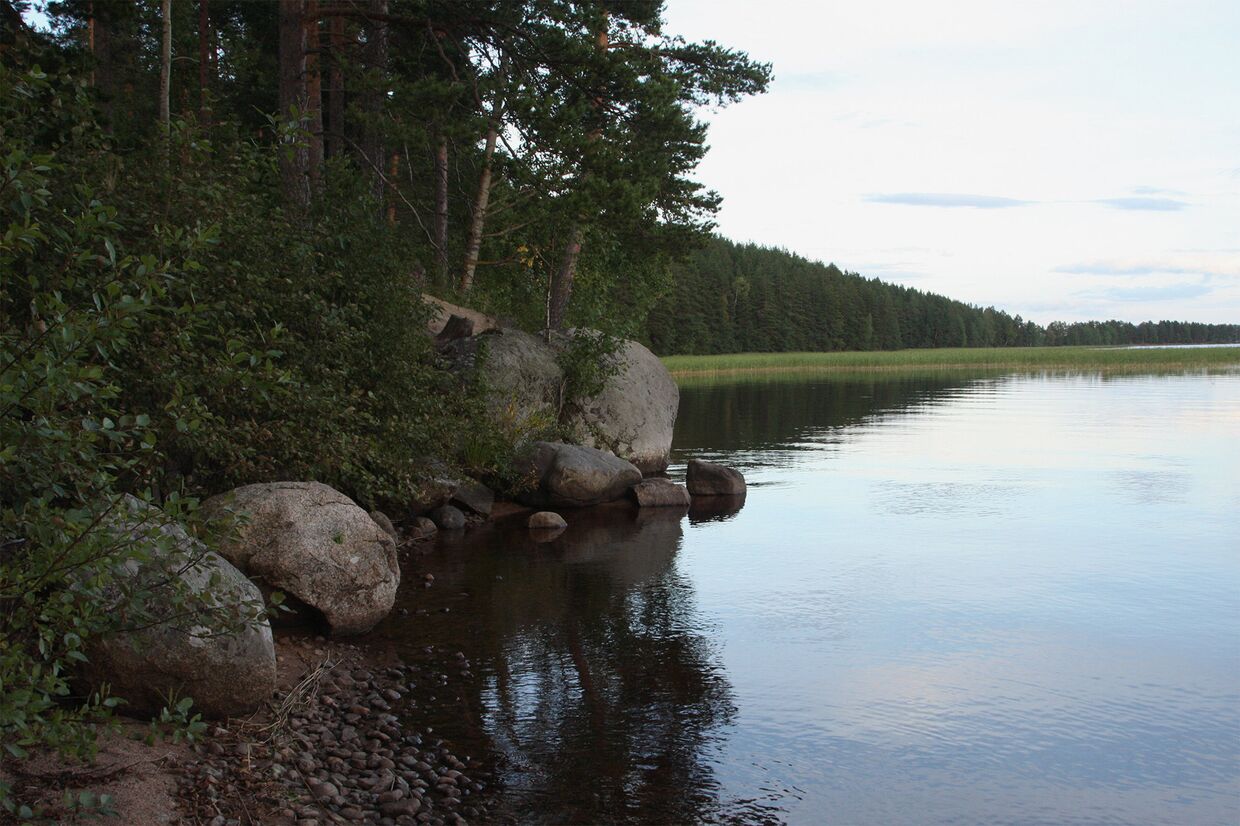 Озеро Саариярви в Финляндии