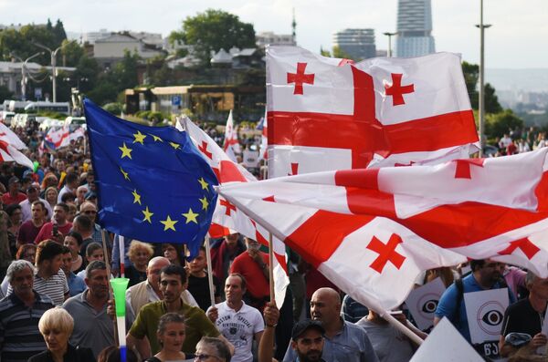 Марш свободы в Тбилиси Марш свободы в Тбилиси