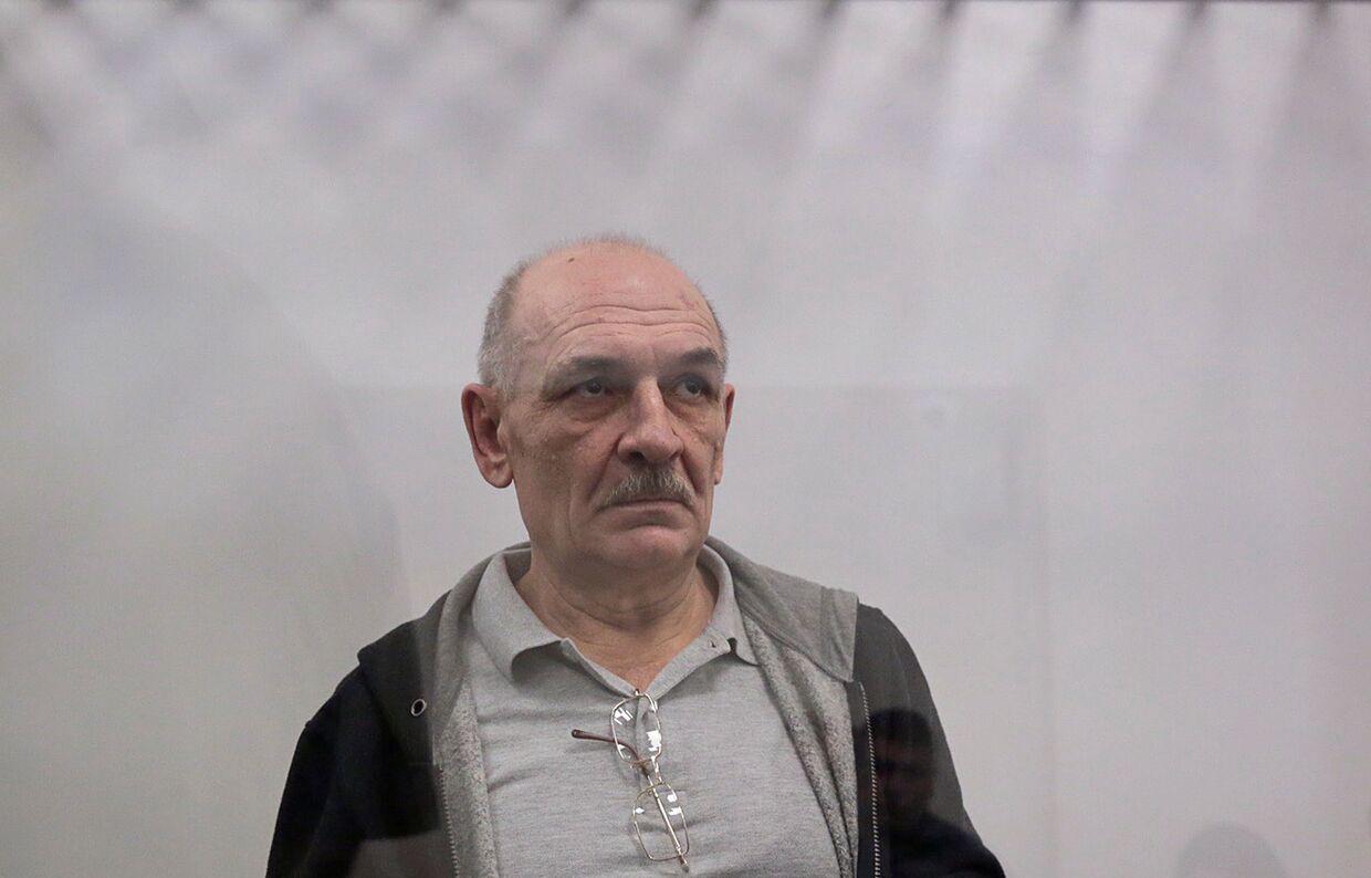 Владимир Цемах в зале суда в Киеве