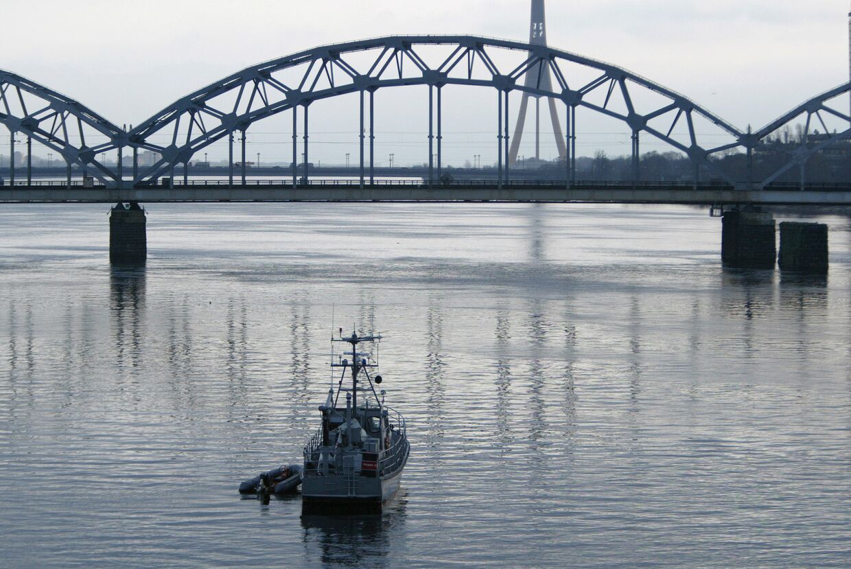 Мост в Риге, Латвия