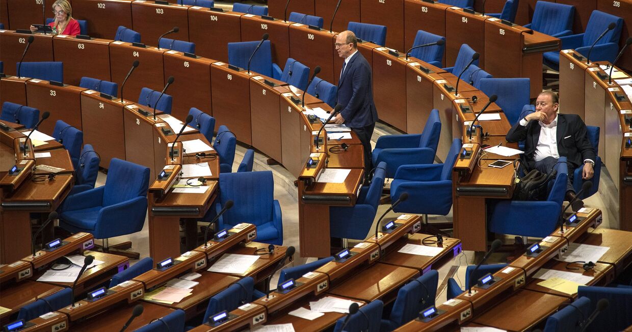 Заседание Парламентской ассамблеи Совета Европы (ПАСЕ)