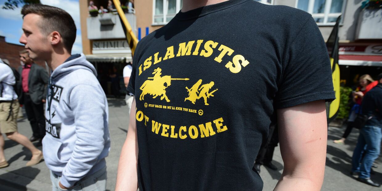 Акция против мигрантов в Берлине