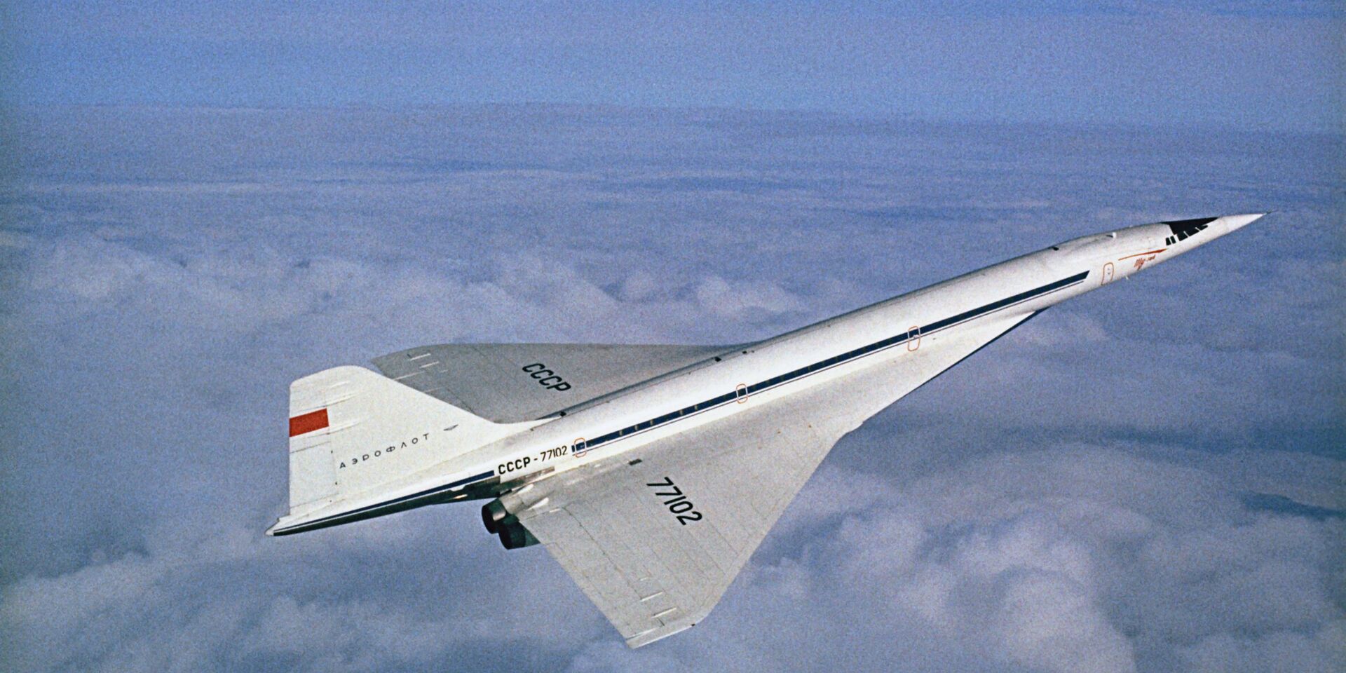 Сверхзвуковой пассажирский самолёт ТУ-144 в полете - ИноСМИ, 1920, 22.10.2025