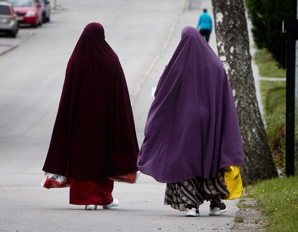 Мигранты из Сомали в городе Флен, Швеция