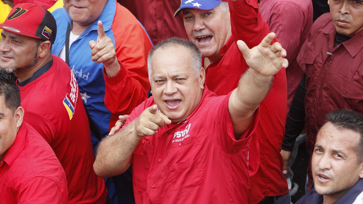Председатель учредительного собрания Венесуэлы Диосдадо Кабельо