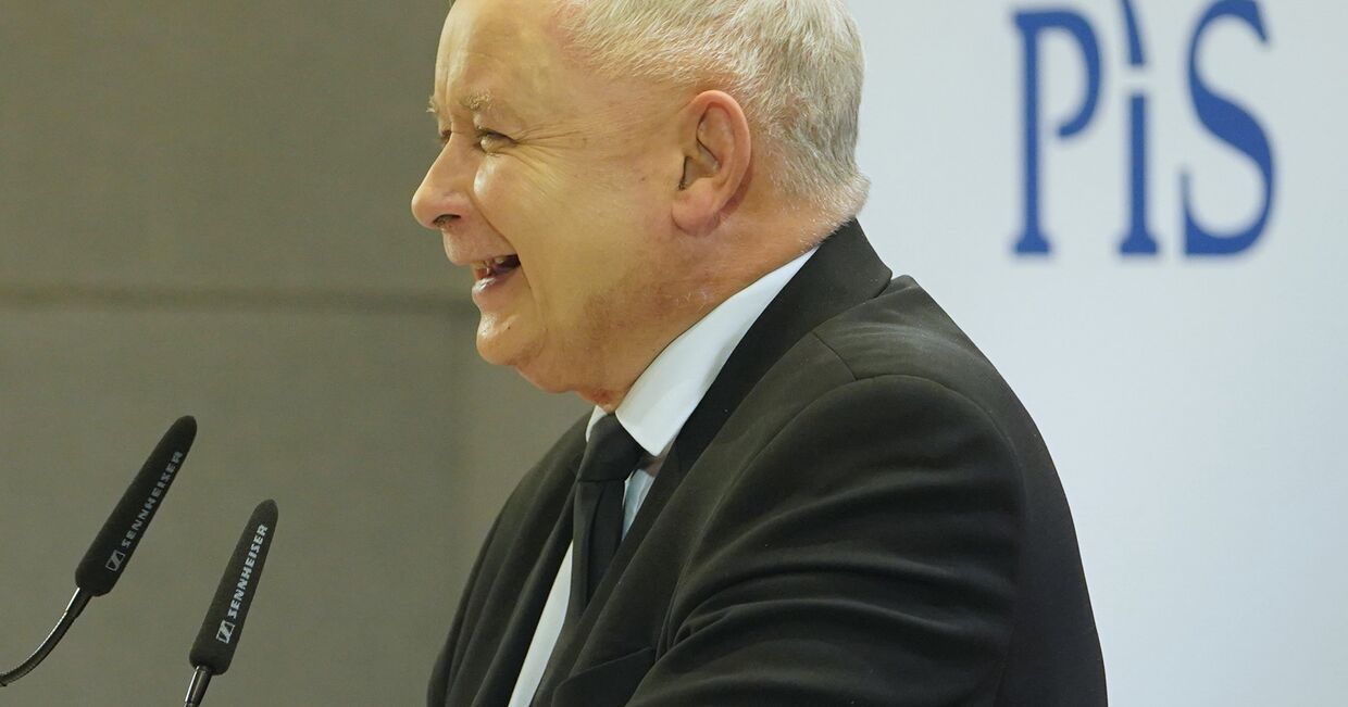 Лидер партии PiS Ярослав Качиньский