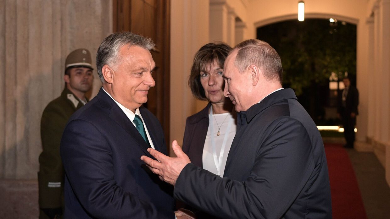 Рабочий визит президента РФ В. Путина в Венгрию