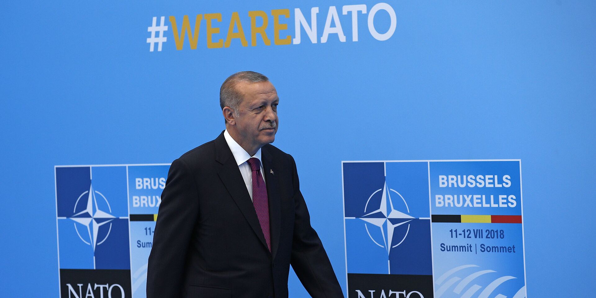 Президент Турции Реджеп Тайип Эрдоган в штаб-квартире НАТО в Брюсселе - ИноСМИ, 1920, 06.04.2026