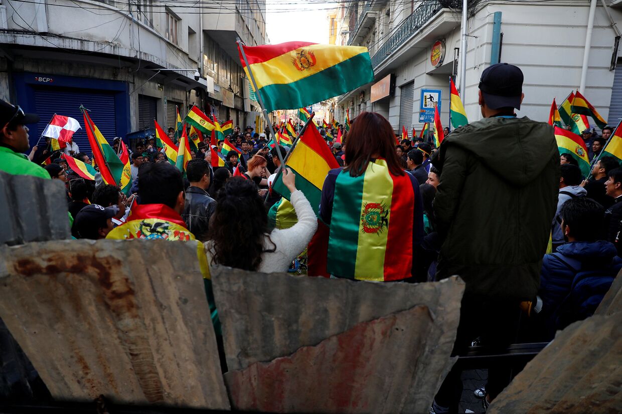 Акции протеста в Ла-Пас, Боливия