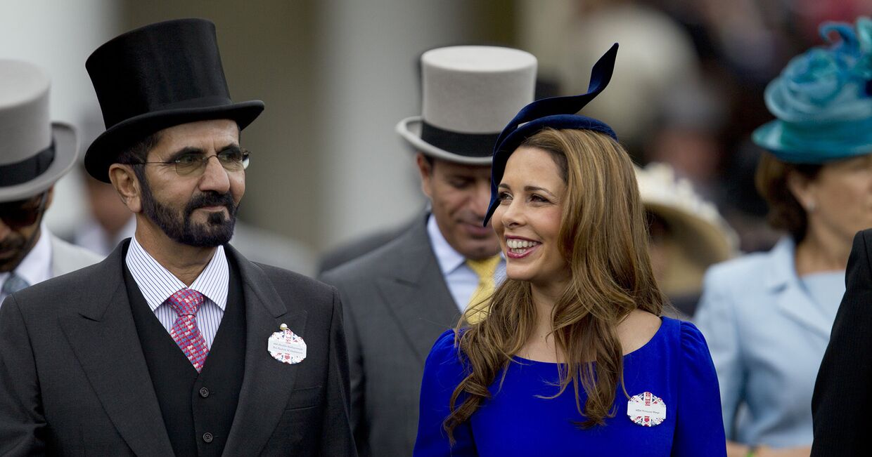 Премьер-министр ОАЭ Мухаммед бен Рашид аль-Мактум с женой принцессой Хайей