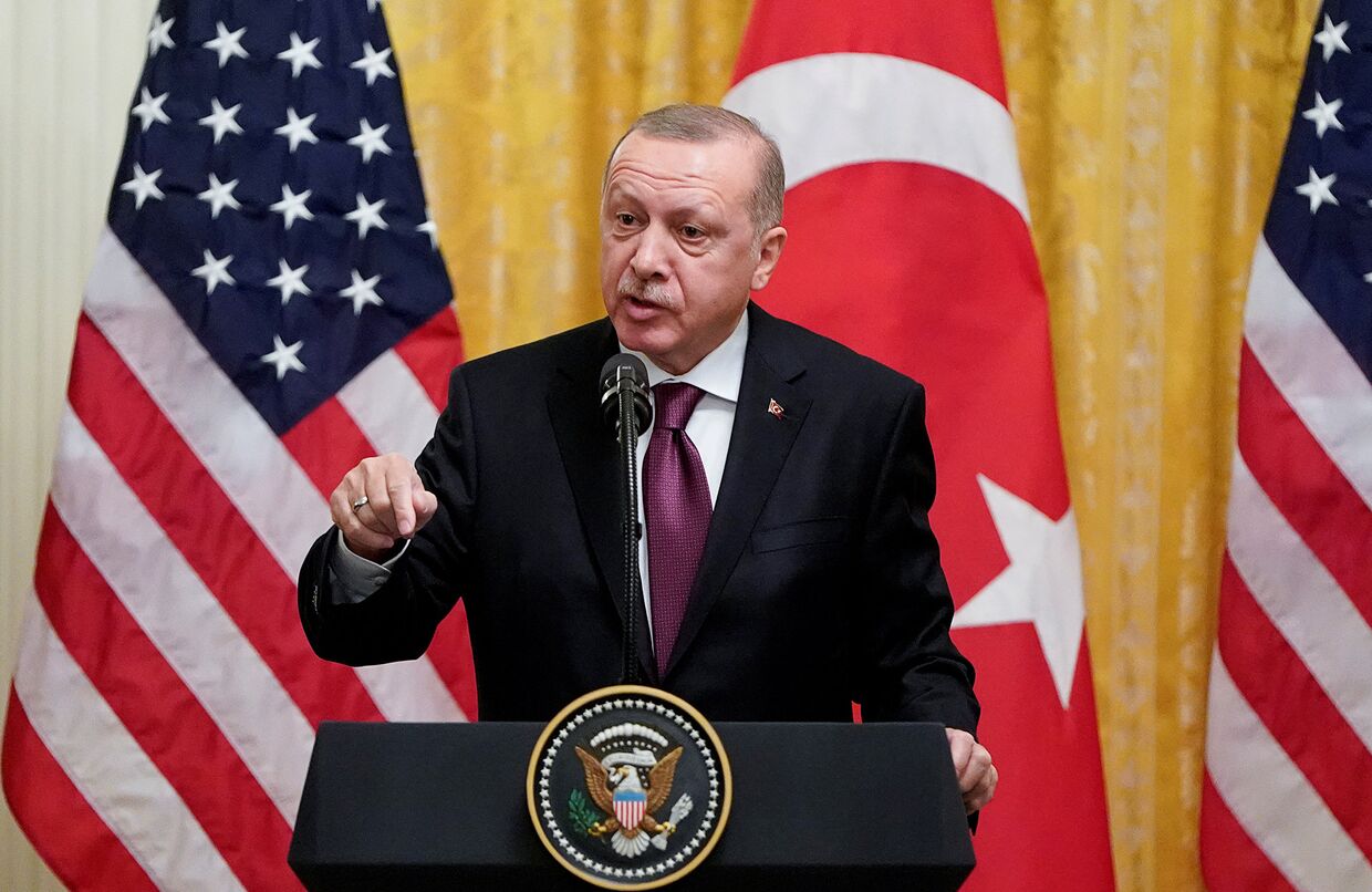 Президент Турции Тайип Эрдоган в Вашингтоне