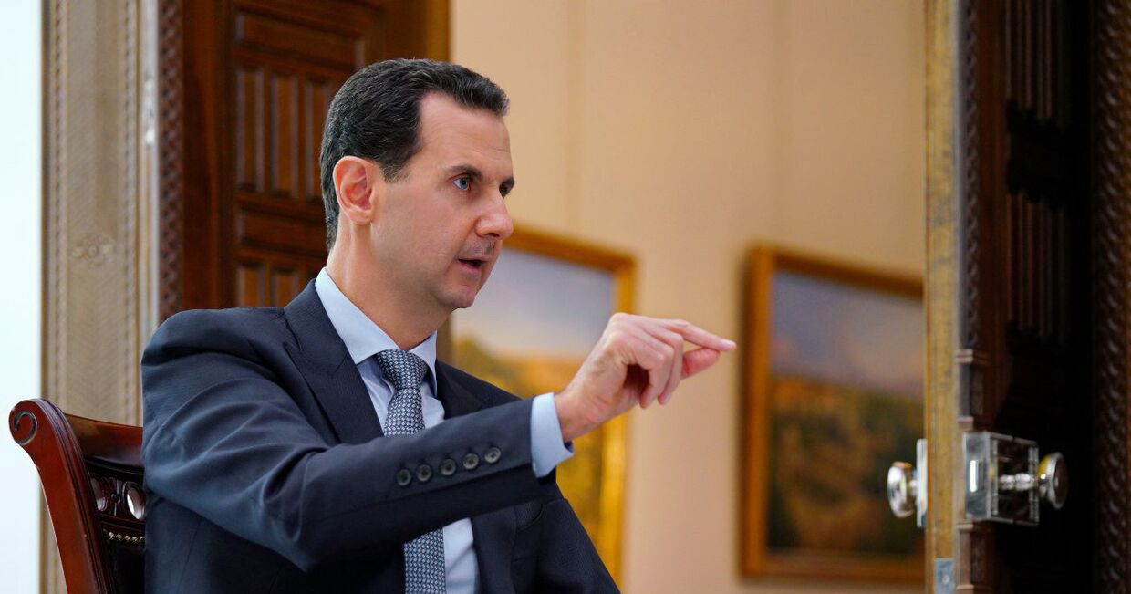Президент Сирии Башар Асад дал интервью РИА Новости и телеканалу Россия 24