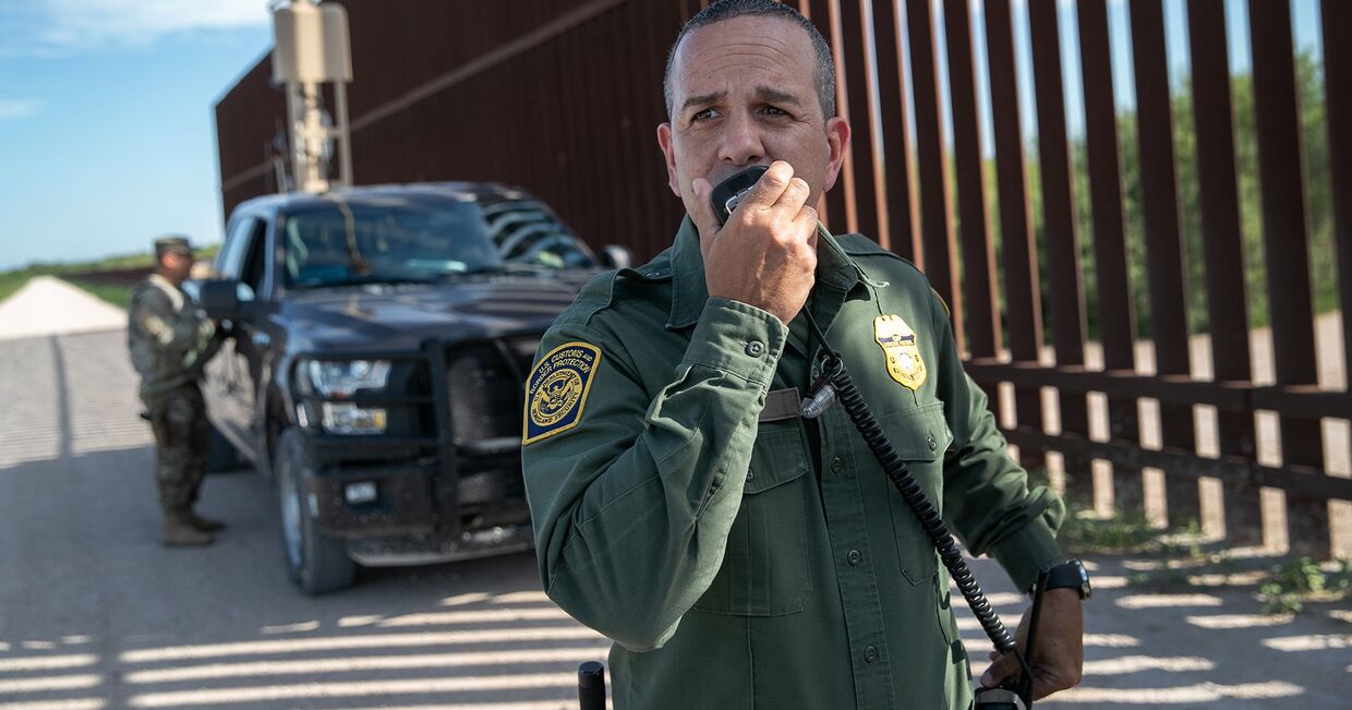 Пограничный патруль в Пенитасе, штат Техас