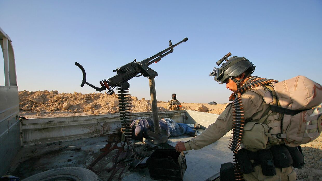 Иракские солдаты в Джурф Аль-Сахар